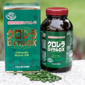 Tảo lục Chlorella Royal DX hoàng gia hộp 1550 viên - Hàng Nhật nội địa